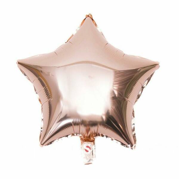 Rose Gold Star Foil Balloon - 18''(46cm)
