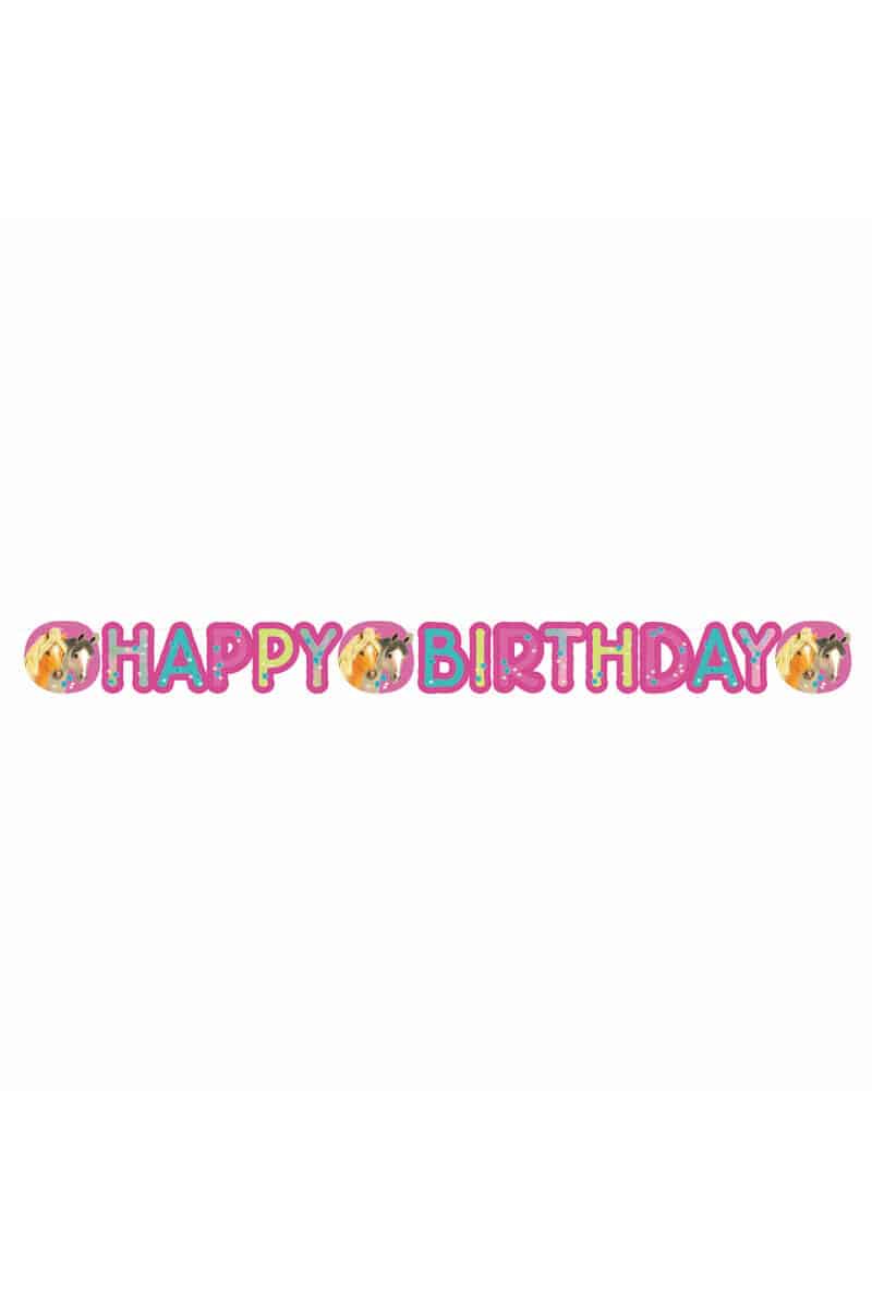 Pretty Pony Letter Banner - 180 x 15cm