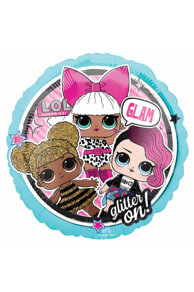 LOL Glam Foil Balloon Round - 43cm