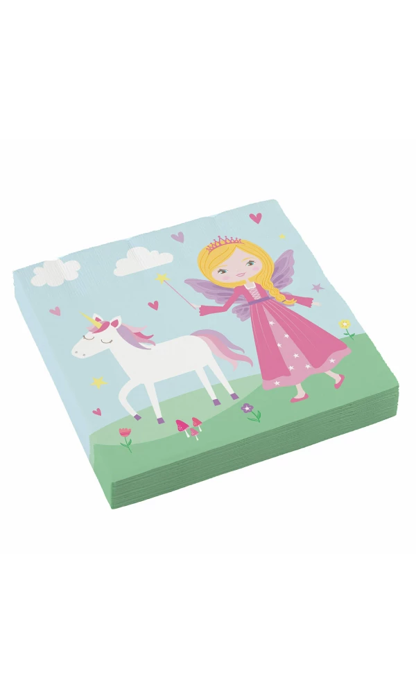 Princess Napkins 33 x 33cm - 20pk