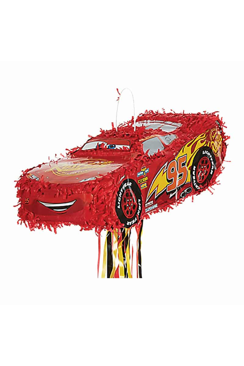 Pull Pinata Lightning McQueen - 46.2 x 16.4 x 18.7cm