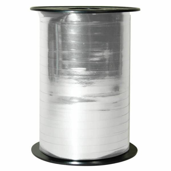 Balloon Ribbon Metallic Silver - 5mm x 230m