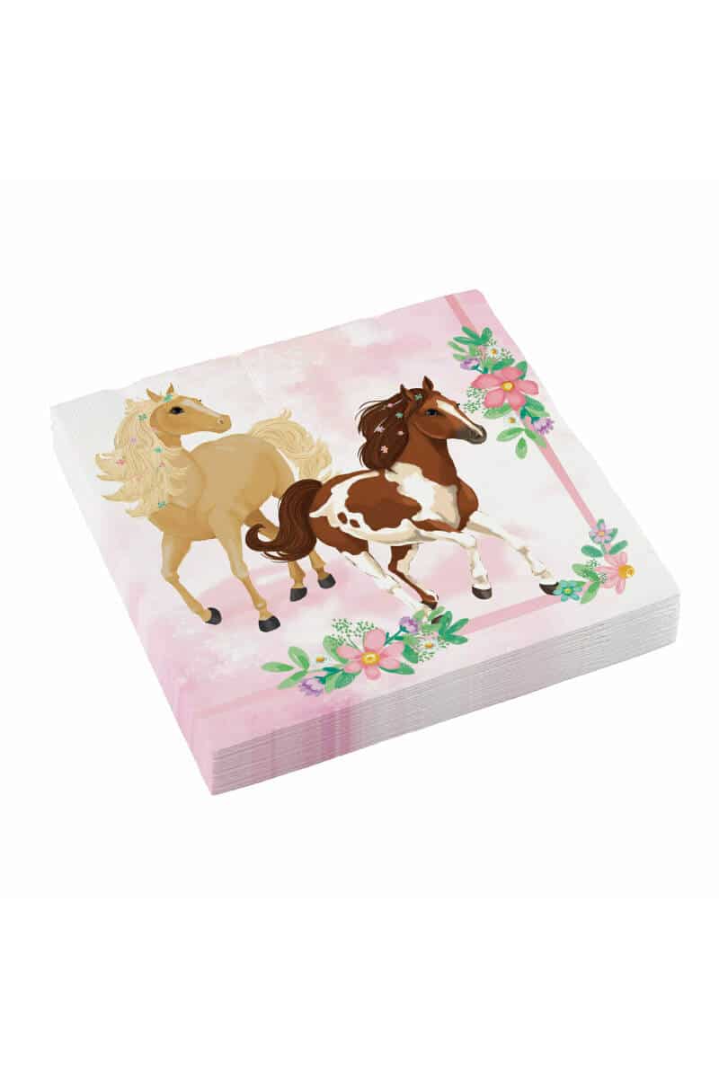 Beautiful Horses Napkins 33 x 33cm - 20pk
