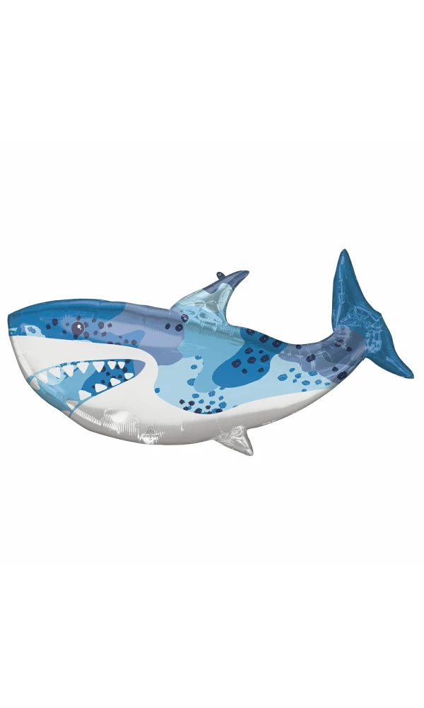 SuperShape Shark Foil Balloon - 96 x 45cm