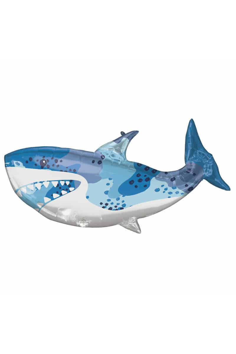 SuperShape Shark Foil Balloon - 96 x 45cm