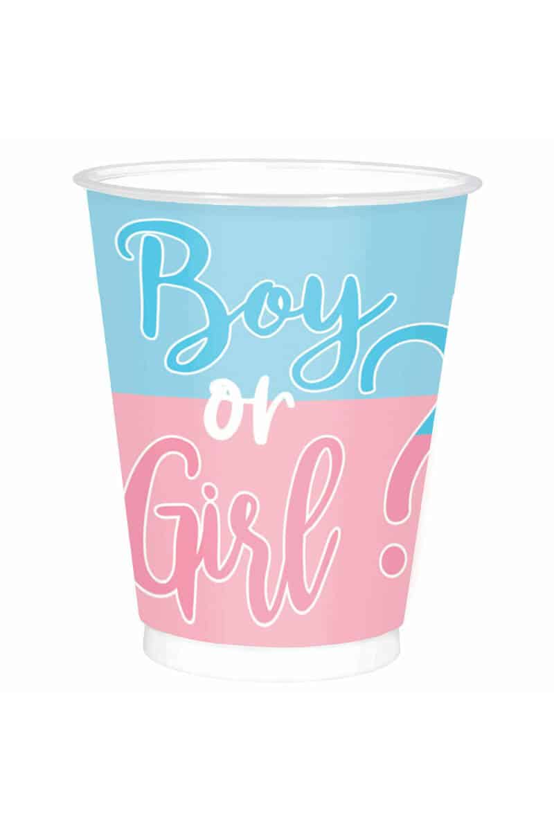 The Big Reveal Paper Cups 250ml - 8pk