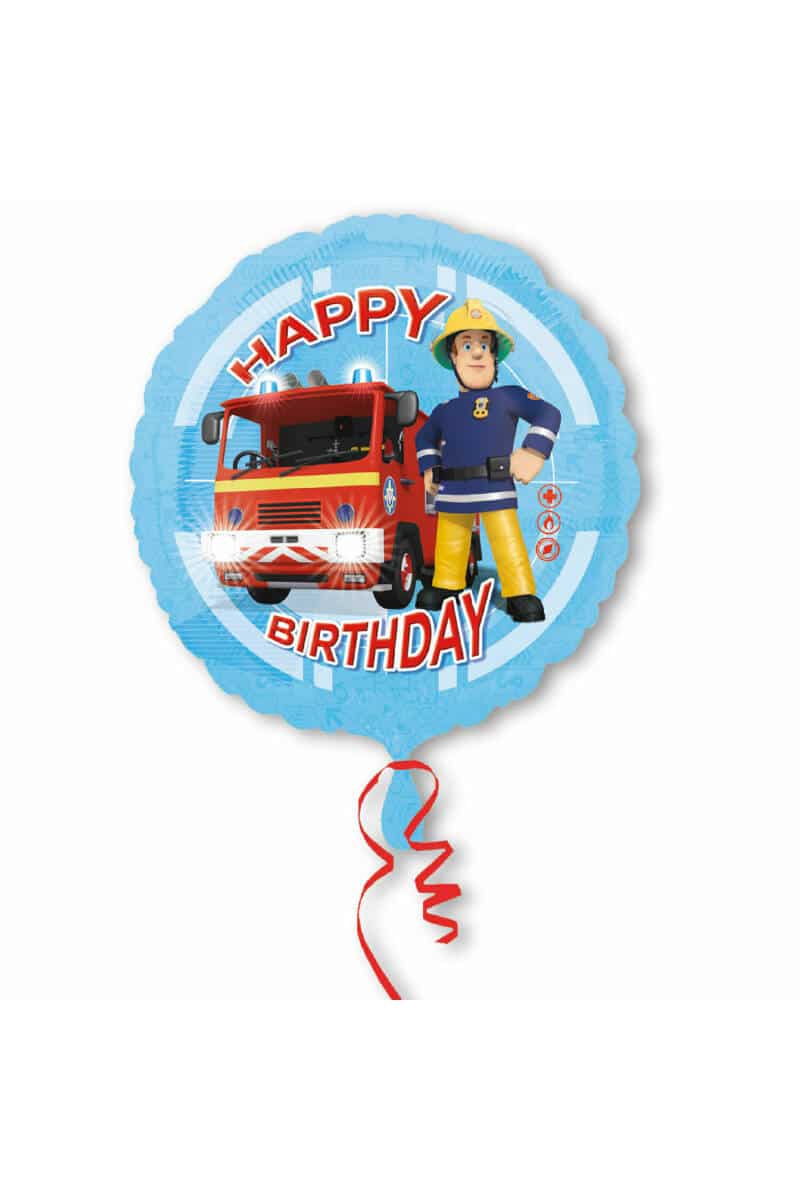 Fireman Sam Happy Birthday Foil Balloon - 43cm