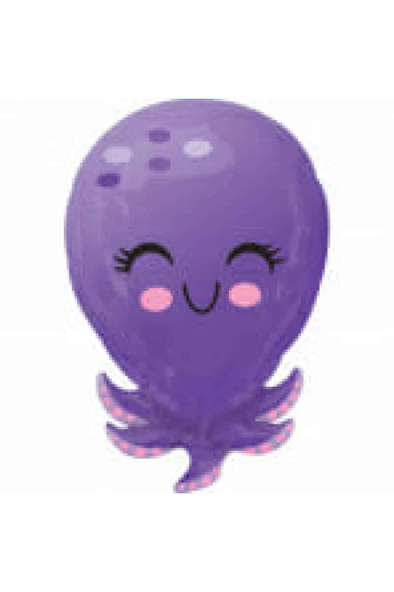 Junior Shape Octopus - 21" Foil Balloon