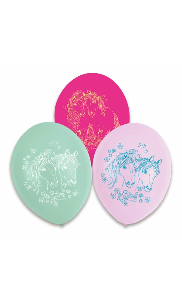Pretty Pony Latex Balloons 22.8cm - 6pk