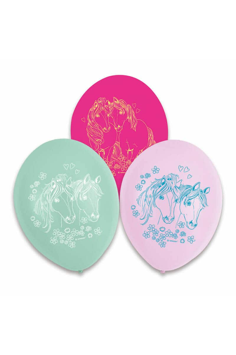 Pretty Pony Latex Balloons 22.8cm - 6pk