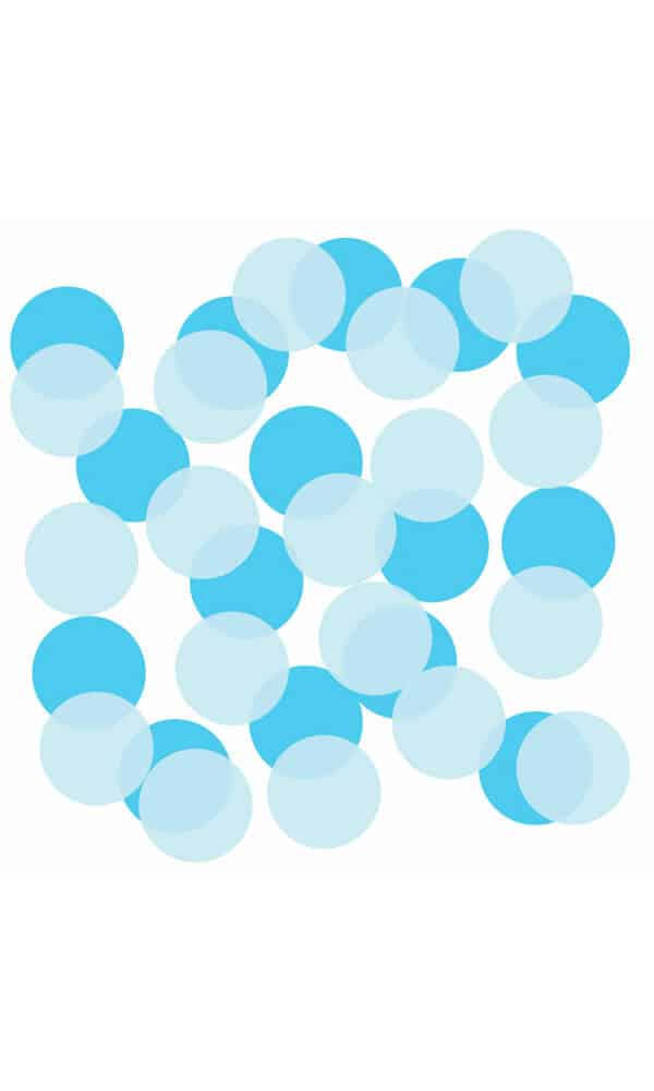 The Big Reveal Blue Paper Confetti - 22g