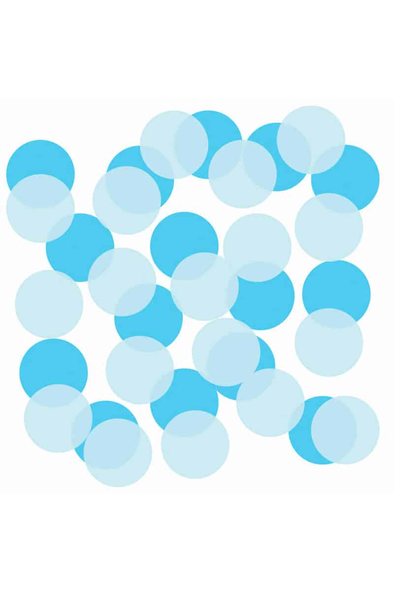 The Big Reveal Blue Paper Confetti - 22g