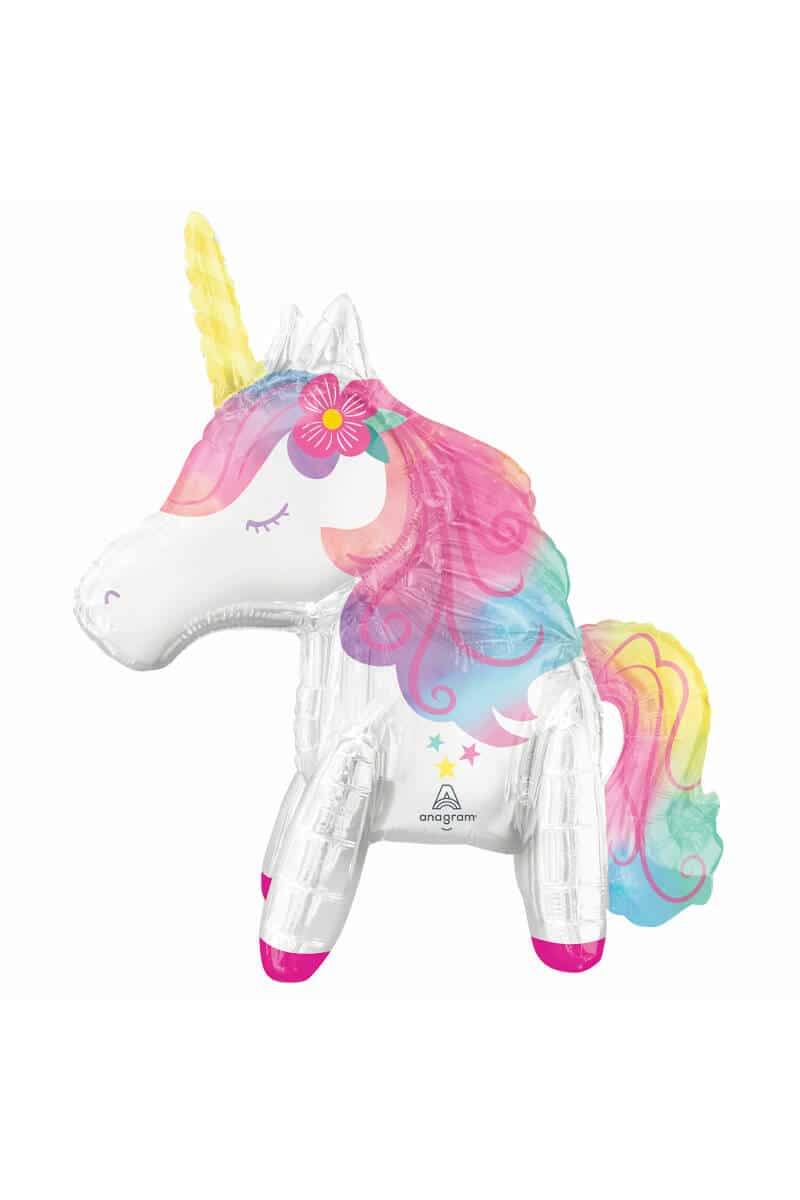 Multi Balloon Enchanted Unicorn Foil Balloon - 55cm x 63cm (Air Fill Only)