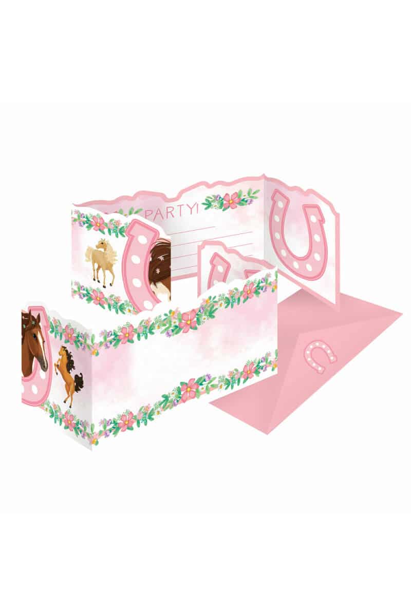 Beautiful Horses Invitations & Envelopes - 8pk