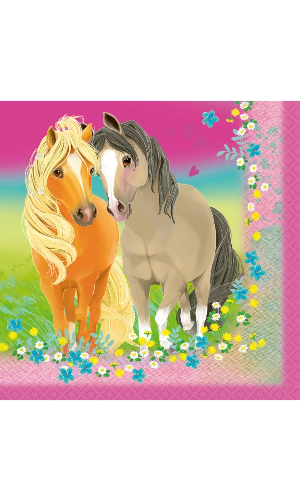Pretty Pony Napkins 33 x 33cm - 20pk