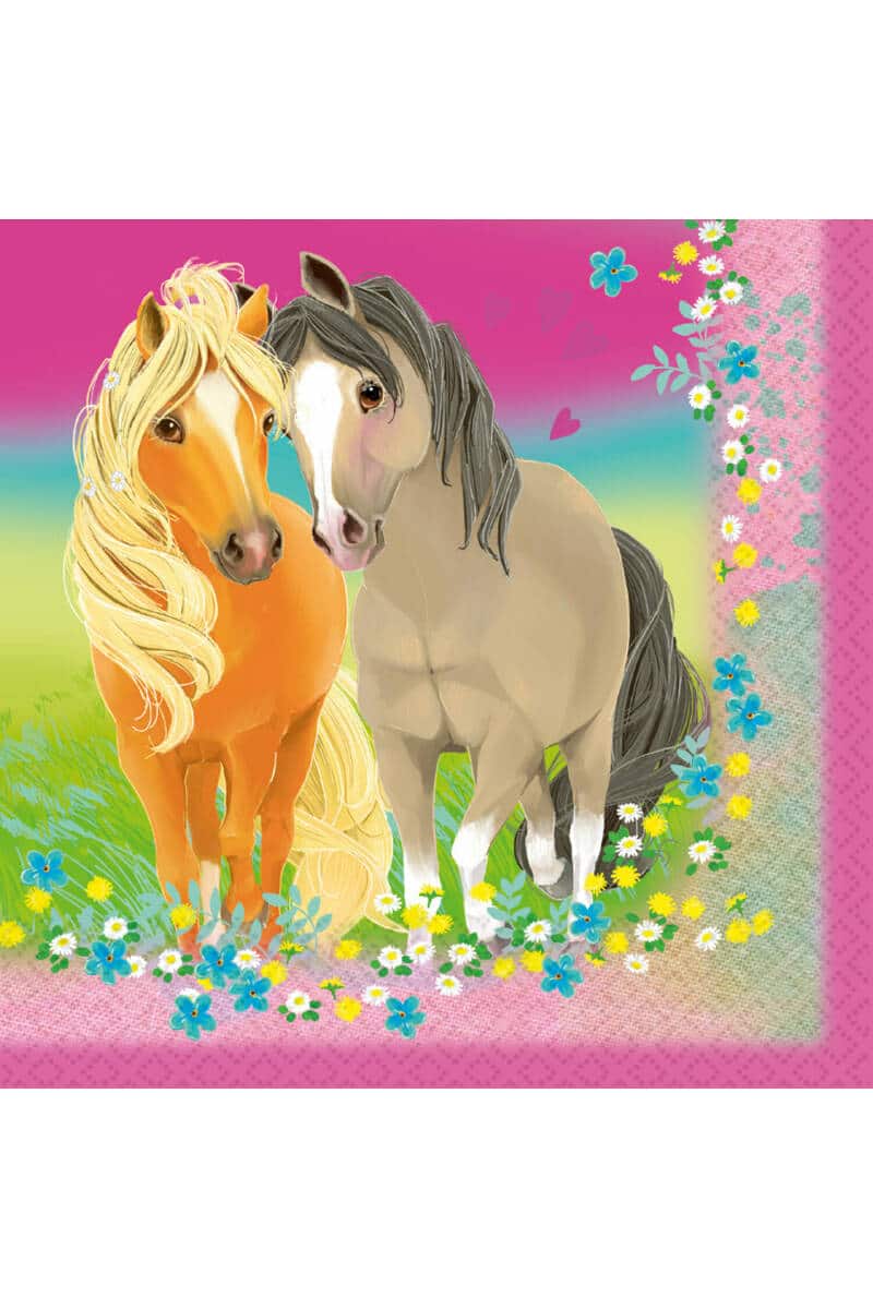 Pretty Pony Napkins 33 x 33cm - 20pk