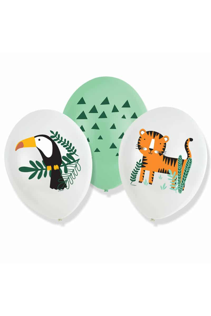 Get Wild Latex Balloons 27,5cm/11" - 6pk