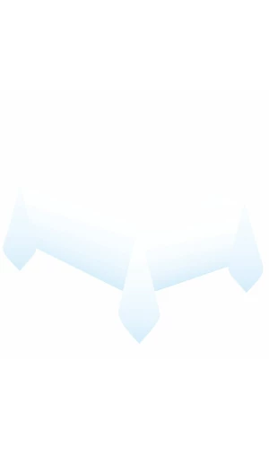 1st Birthday Blue Ombre Paper Tablecover - 120 x 180cm