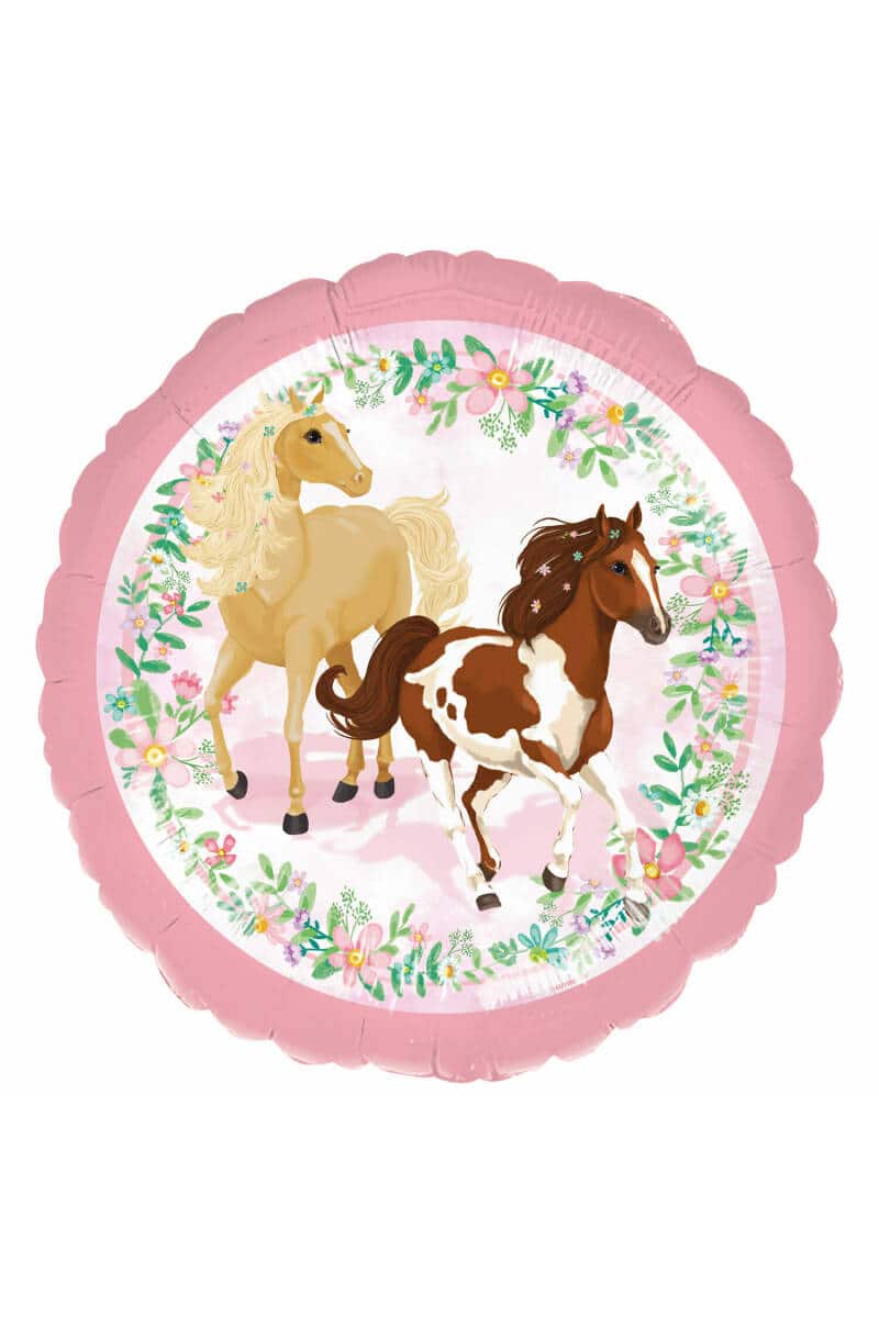 Beautiful Horses Foil Balloon - 43cm