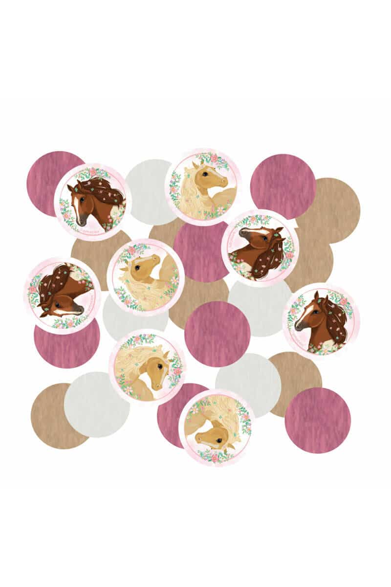Beautiful Horses Paper Confetti - 14g