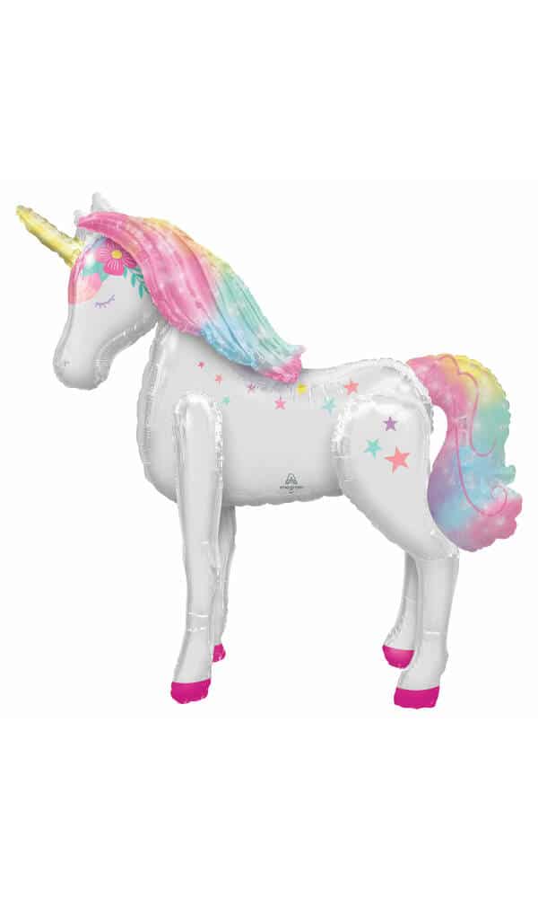 Airwalker Enchanted Unicorn Foil Balloon - 106cm x 116cm