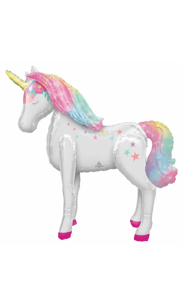 Airwalker Enchanted Unicorn Foil Balloon - 106cm x 116cm