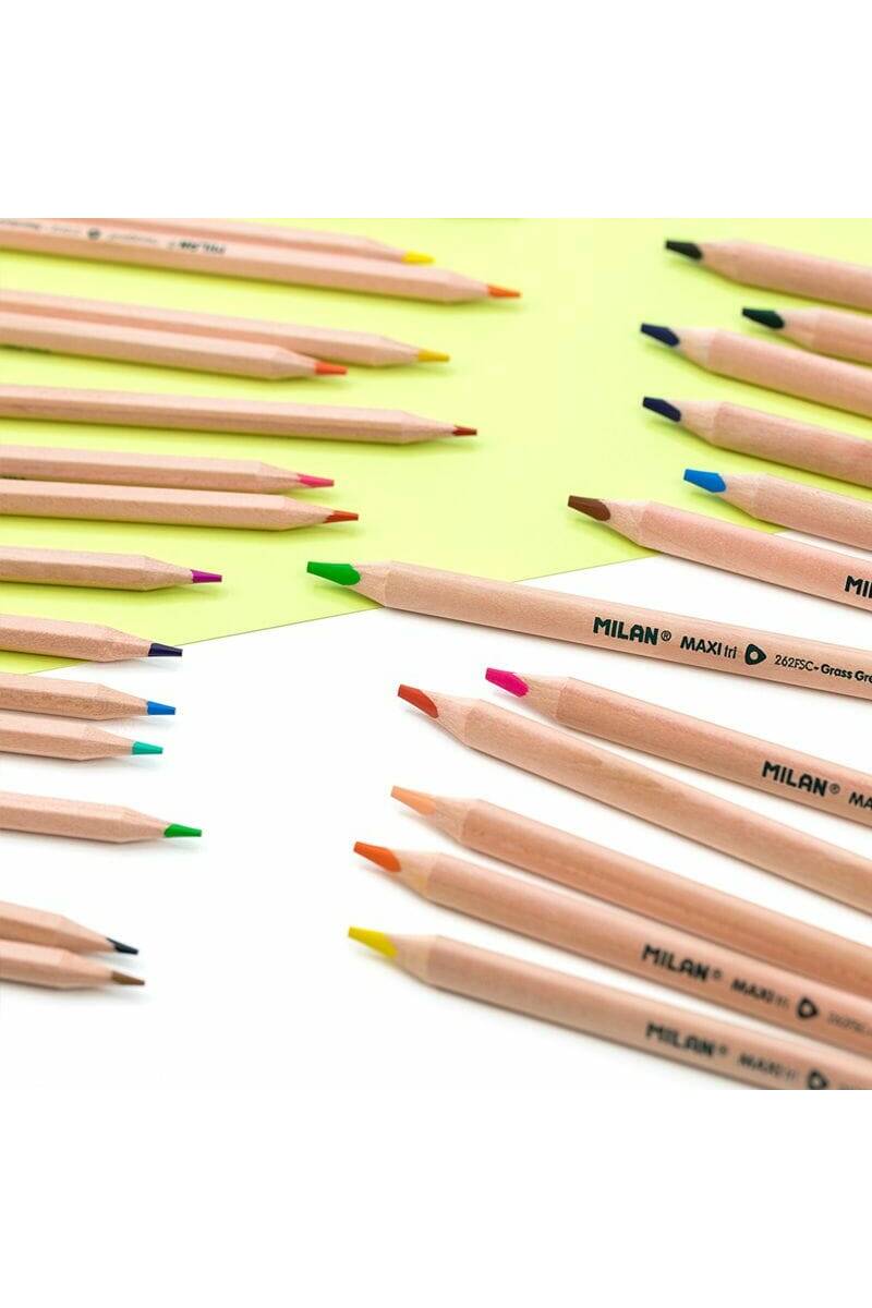 Hexagonal Colour Pencils - 24pk
