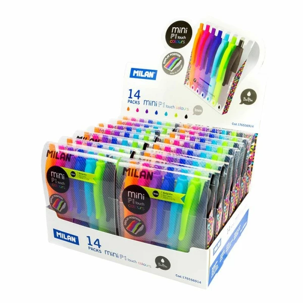 Mini P1 Touch Coloured Pens - 7pk