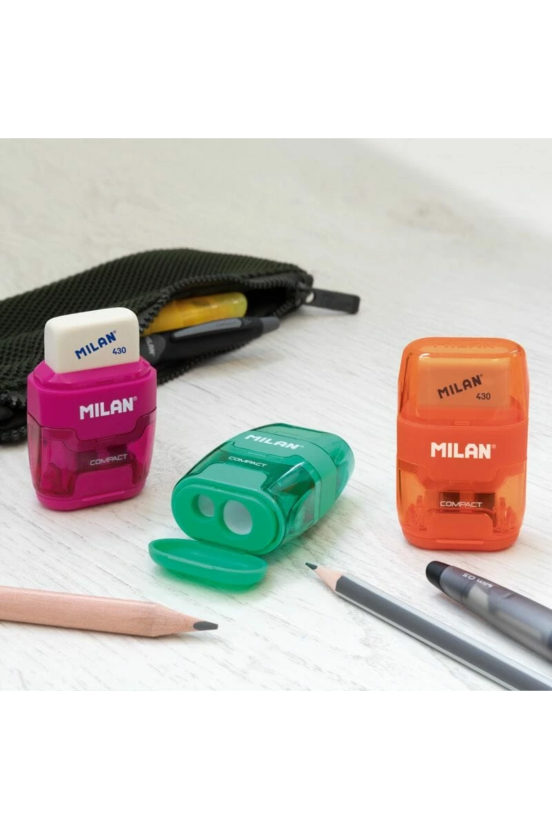 16 Sharpener + Eraser Compact