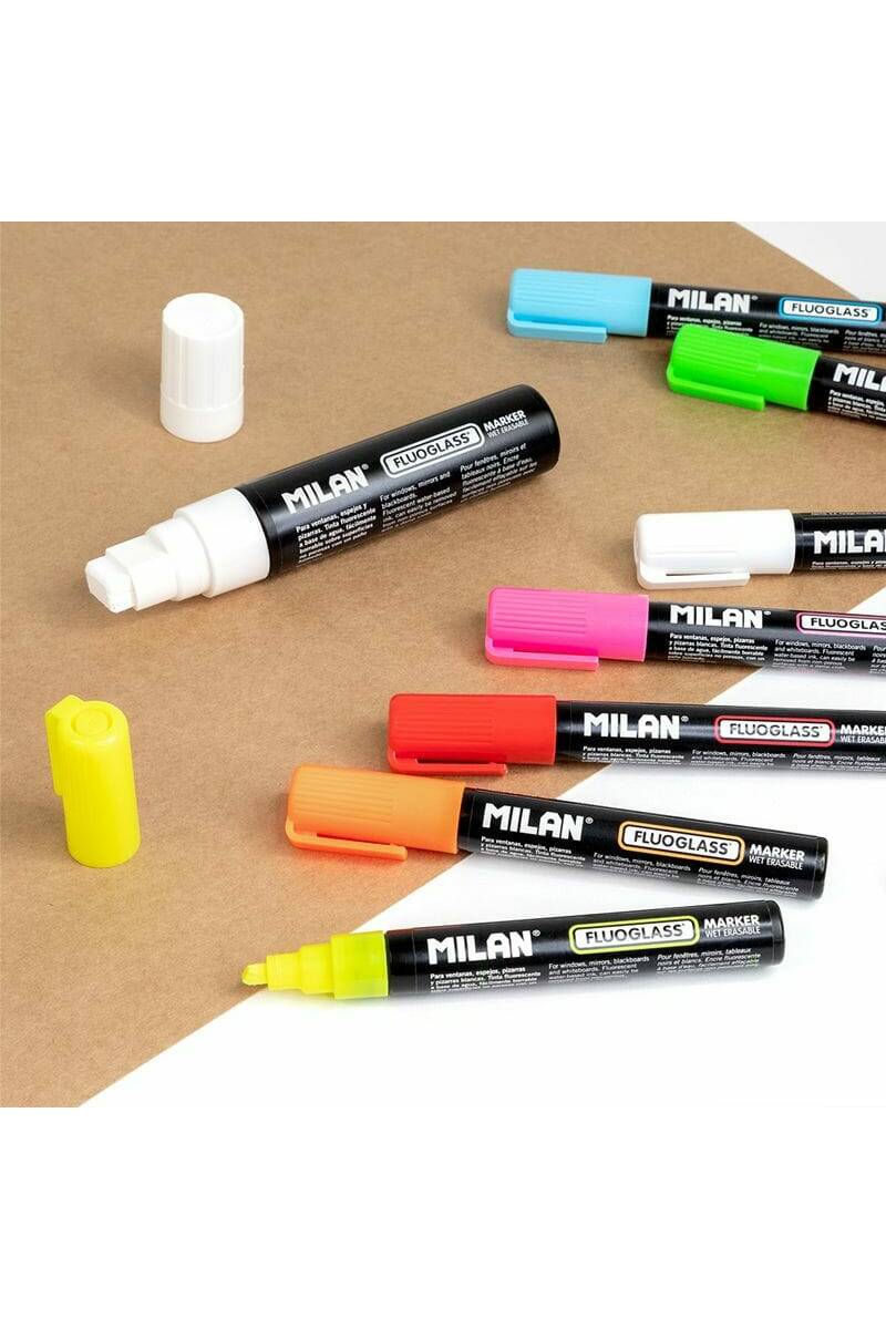 Green Fluoglass Chisel Tip Marker 2-4mm