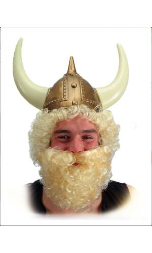 Curly Blonde Beard (Beard Only) - Adult Size