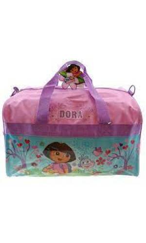 Dora Polyester Duffle Bag With Side Panels - 17" x 10"
