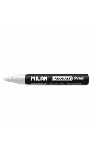 White Fluoglass Chisel Tip Marker 2-4mm