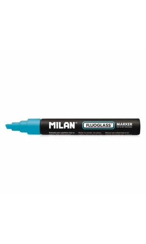 Blue Fluoglass Chisel Tip Marker 2-4mm