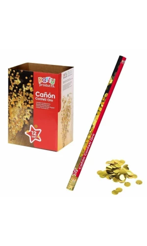 Round Gold Confetti Popper 100cm