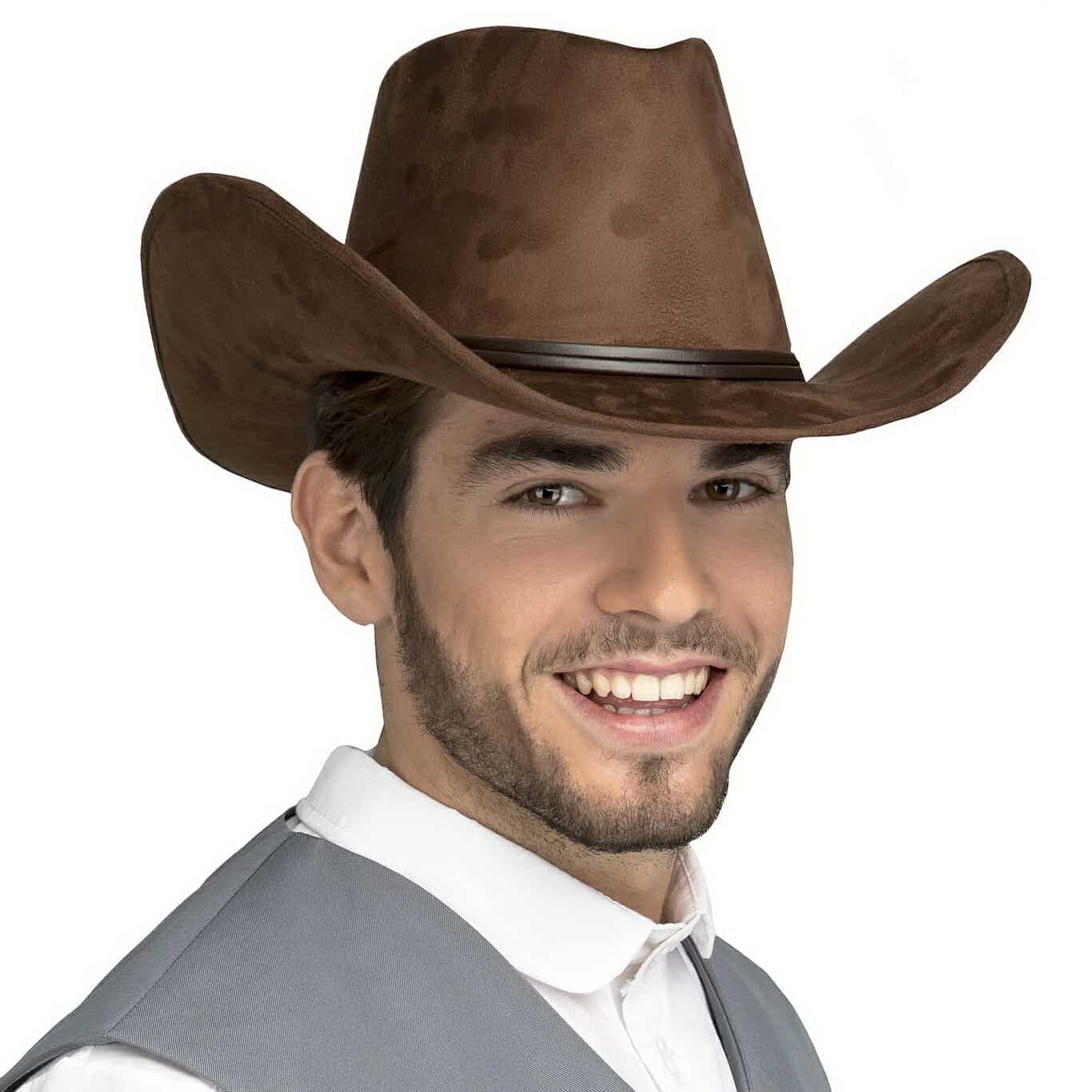 Dark brown cowboy hat deals
