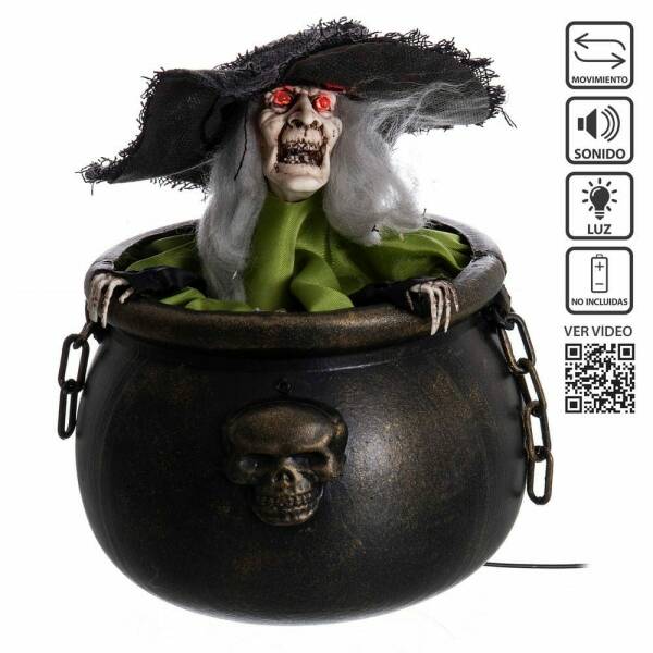 Witch Cauldron - 19x19x25cm