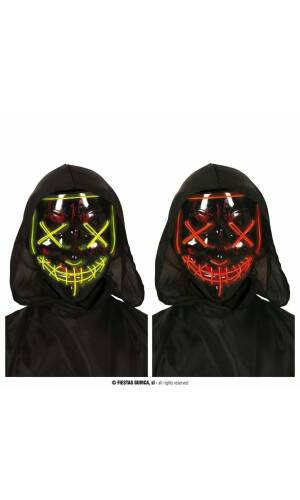 LED Purge Mask Assorted Lights - Adult One Size