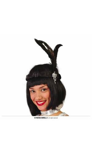 Feathered Charleston Headband - Adult One Size