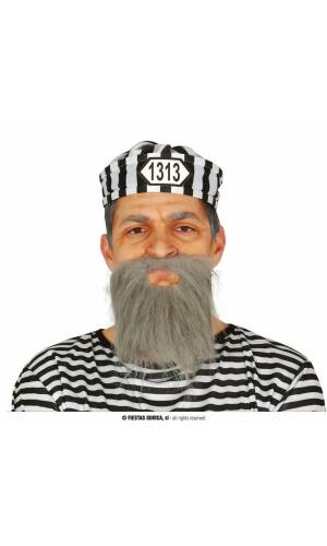 Prisoner Fabric Hat - Adult One Size