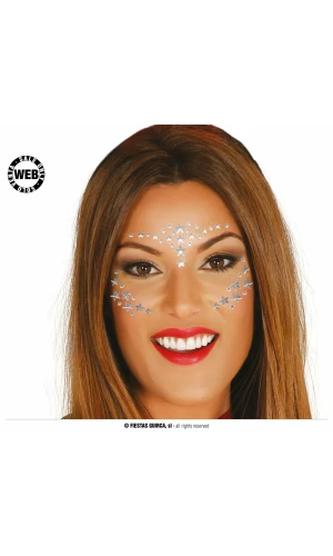 Adhesive Face Jewelry Set