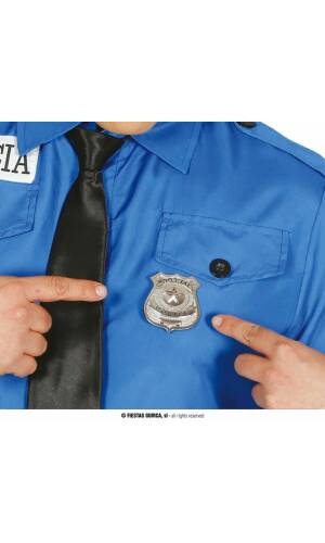 Metal Police Badge - 6cm