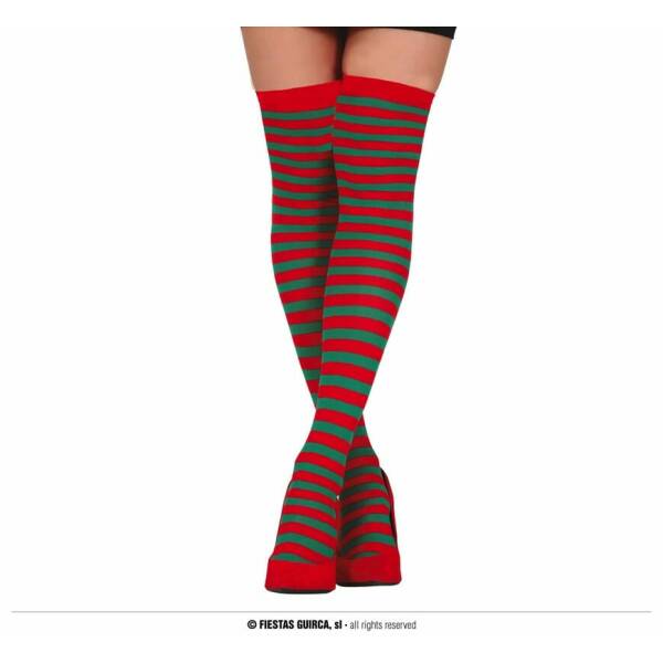 Green & Red Tights - Adult One Size