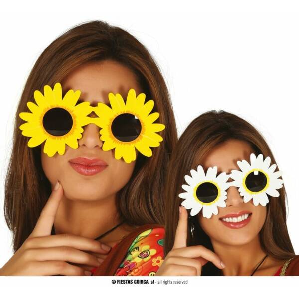 Hippie Assorted Daisies Glasses