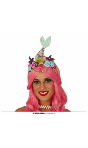 Mermaid Hairband With Flowers