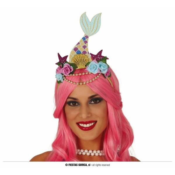 Mermaid Hairband With Flowers