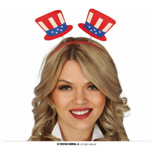 America Top Hat Headband