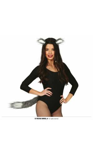 Gray Tail 40cm & Ears