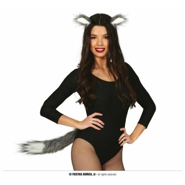 Gray Tail 40cm & Ears