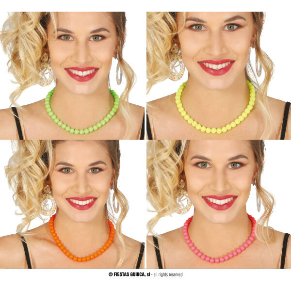 Necklaces Neon Assorted Colours - 90cm